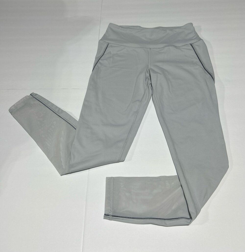 Victoria Sport Women's Small Light Gray High-Rise Athletic Leggings - Picture 1 of 6